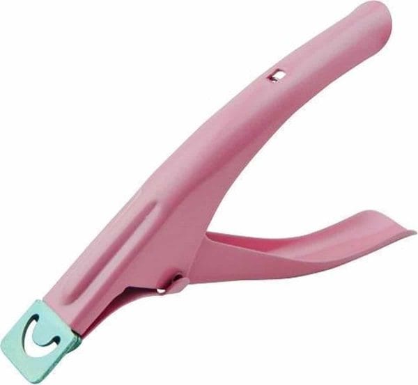 Nagelknipper voor kunstnagels / nailcutter roze, nageltips zo op de gewenste lengte!