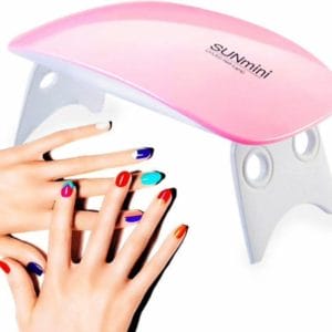 Nagellak Droger SunMini - Professioneel & Compact - LED verlichting 6W - Gellak - Nagel Lamp - Nagelverzorging - USB oplader - Nagellak Droger - Nagellak Lamp - Roze