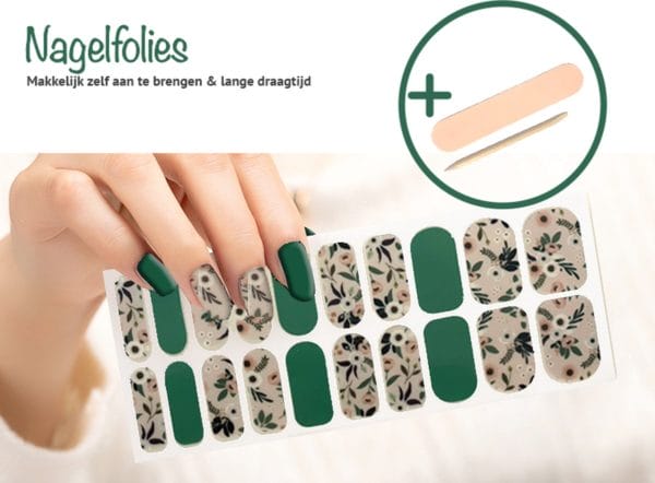 Nagellak - nagels - nagelvijl - nagelstickers - 20 nagel folies - nagel folie - nagellak set - nagelfolie - nailwraps