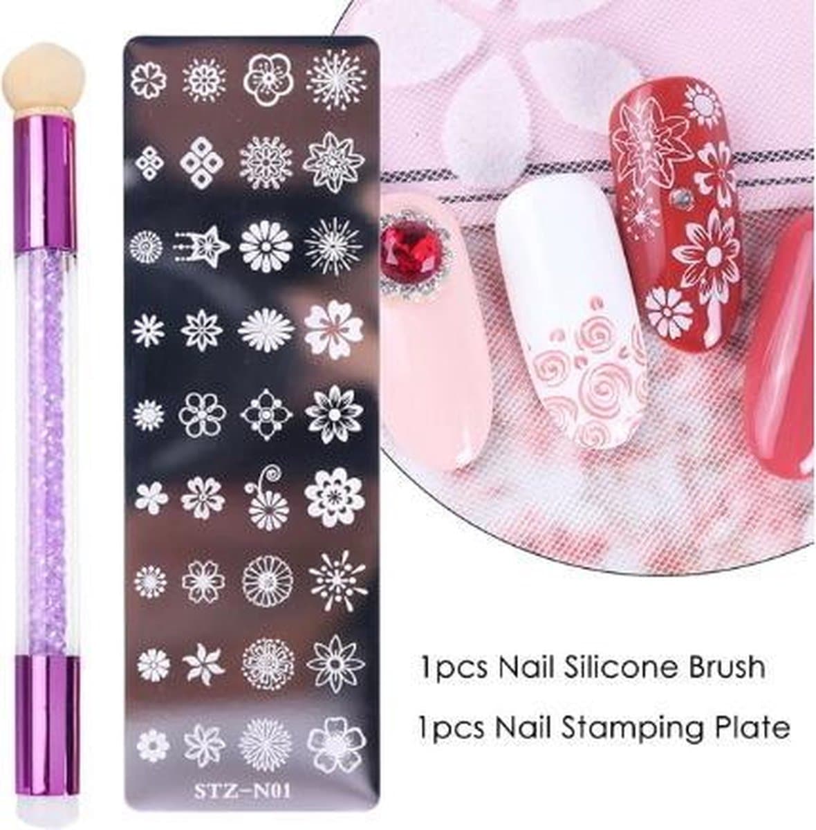 Nagellak stempelset easy stamp 01 Nagellak stempelset easy stamp 01