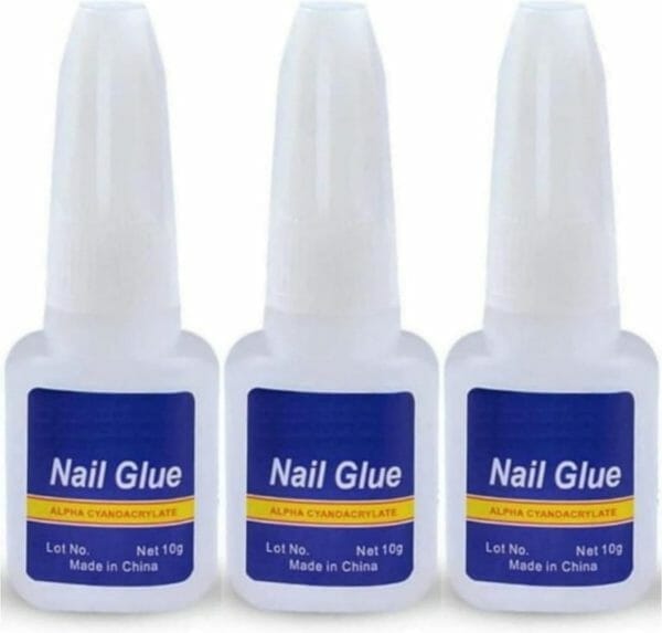 Nagellijm met kwastje - 3 stuks - lijm nagels - lijm kunstnagels - lijm tips - nagellijm voor nepnagels - nagellijm voor tips - nagellijm voor kunstnagel - nagellijm steentjes - tiplijm - nail glue - glue tips - nageltips - tip lijm kunstnagels