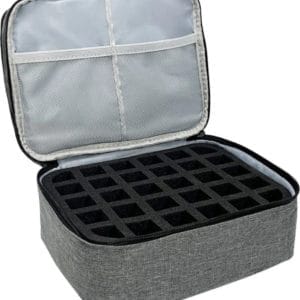 Nagelstyliste nagellak koffer organizer - Nagelkoffer opberger tas voor uv lamp gelnagels - Nail art opbergen