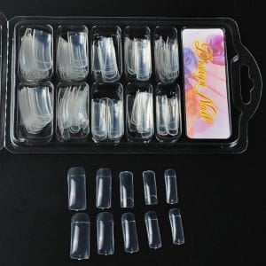 Nageltips Set - 100 Stuks Transparant - French Nail Art Acryl - Nagels & Gelnagels