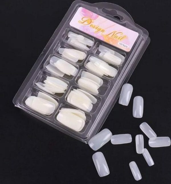 Nageltips set - 100 stuks - wit - french nail acryl nails