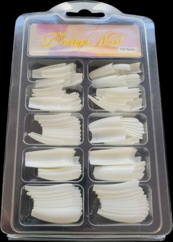 Nageltips set 100 stuks voor acryl nagels en gelnagels - french nail - wit