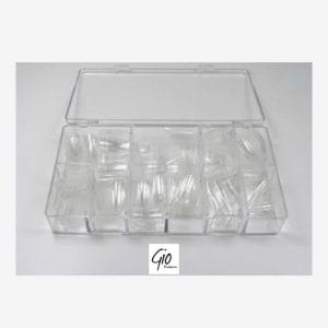 Nageltips Set - 500 Stuks Transparant / Clear in Stevige Tipbox - Tips voor Acryl Nagels & Gelnagels - Hoge Kwaliteit - Professionele Markt