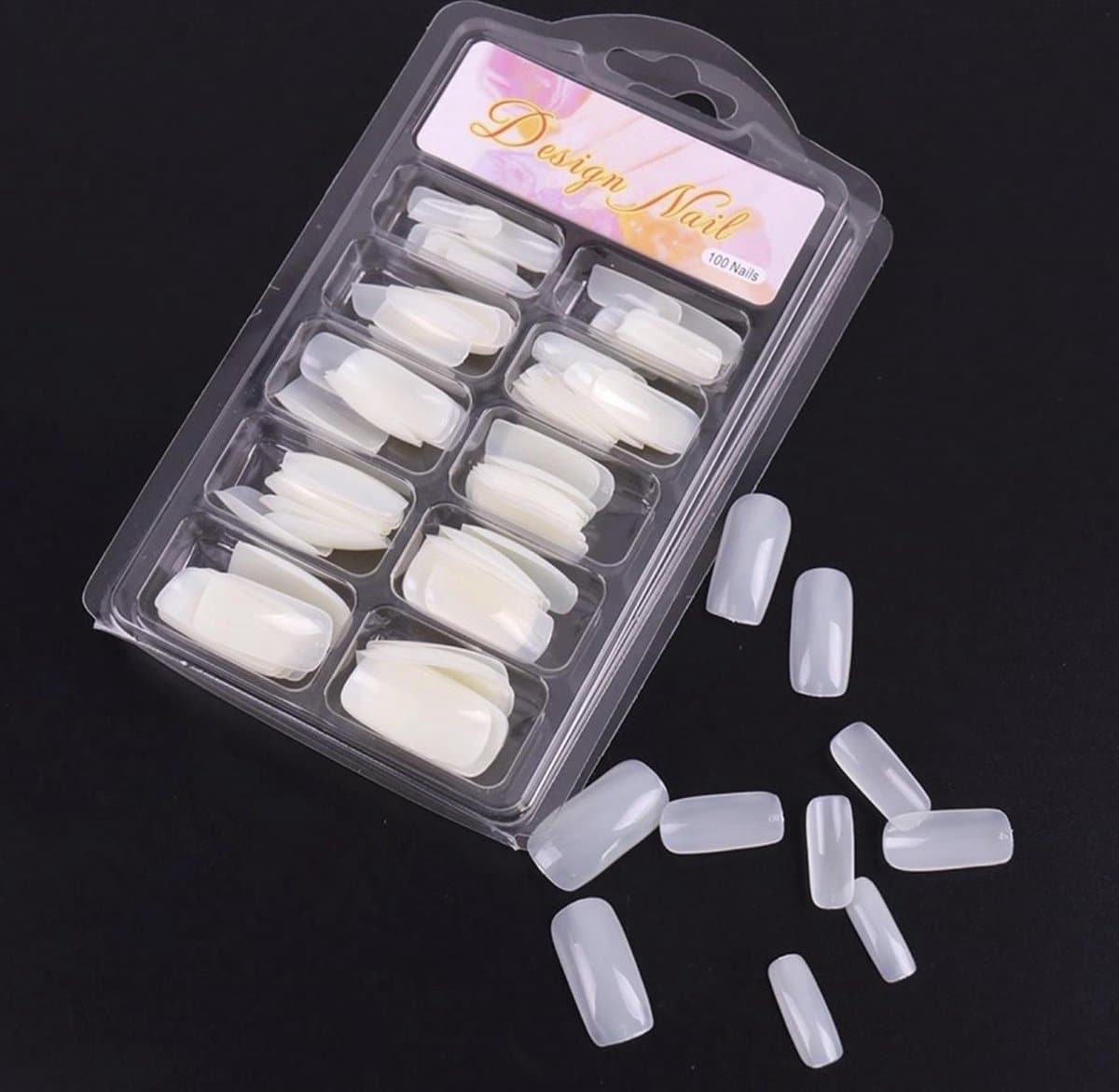 Nageltips set Wit 100 Stuks Wit French Nail Art Acryl Nagels en Gelnagels Alles over gelnagels