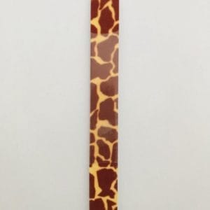 Nagelvijl - Giraffe Print - 17,8 cm. lang - Bruin/Geel - 1 stuks