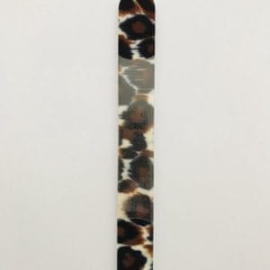 Nagelvijl - Luipaard Print - 17,8 cm. lang - Wit/Bruin/Zwart - 1 stuks
