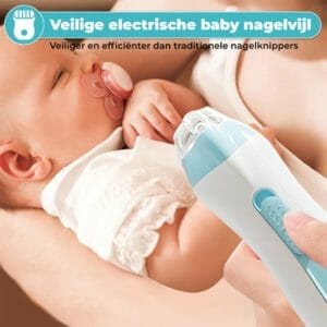 Nagelvijl set - Nagel vijl set - Electrische Baby Nagel Vijl - Veilig nagels verzorgen met LED licht for baby, peuter, kinderen en volwassenen - met 6 verschillende vijlen en verstelbare snelheden