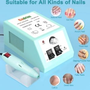 Nagelvijl voor Acryl-, Gel- en Natuurlijke Nagels 20,000 rpm