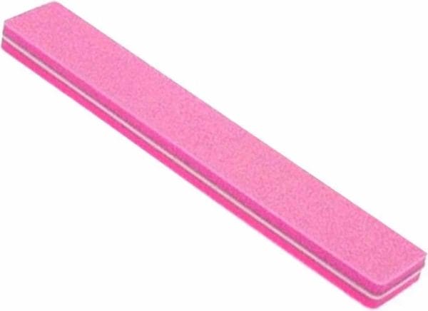 Nail buffer (10 stuk) roze- vijlen - bufferblok - buffervijl- buffing block- polijstblok