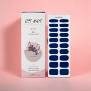 NailGlow - Gel Nagel Wraps - Blauw - Gel Nagel Stickers - Gel Nagel Folie - Gel Nail Wraps - Gel Nail Stickers - Nail Art - Nail Foil