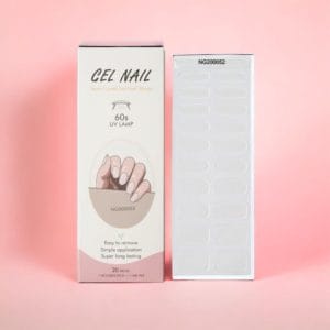 NailGlow - Gel Nagel Wraps - Neutraal (nagel bescherming) - Gel Nagel Stickers - Nail Wraps -Bij elke 2 pakjes die je besteld ontvang je een gratis Nagelriemolie pen t.w.v €7,85! - Gel Nail Wraps - Gel Nail Stickers - Nail Art - Nail Foil