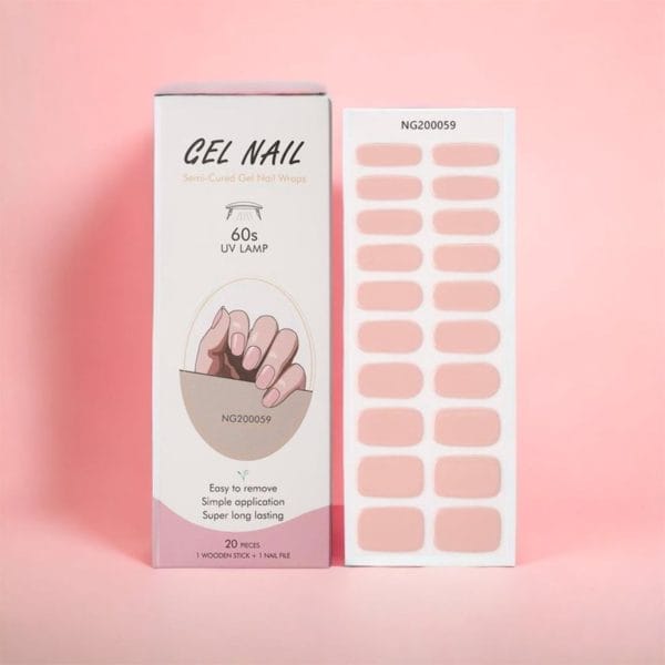 Nailglow - gel nagel wraps - roze - gel nagel stickers - nail wraps - bij elke 2 pakjes die je besteld ontvang je een gratis nagelriemolie pen t. W. V €7,85! - gel nail wraps - gel nail stickers - nail art - nail foil