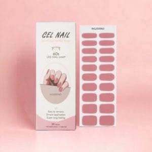 NailGlow - Gel Nagel Wraps - Roze Nude - Gel Nagel Stickers - Nail Wraps - Gel Nail Wraps - Gel Nail Stickers - Nail Art - Nail Foil