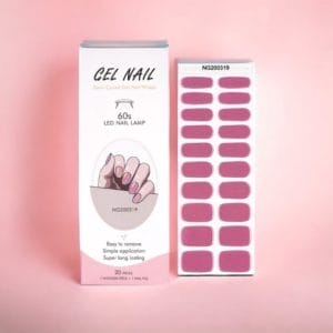 NailGlow - Gel Nagel Wraps - Roze glitter - Gel Nagel Stickers - Nail Wraps - Gel Nail Wraps - Gel Nail Stickers - Nail Art - Nail Foil