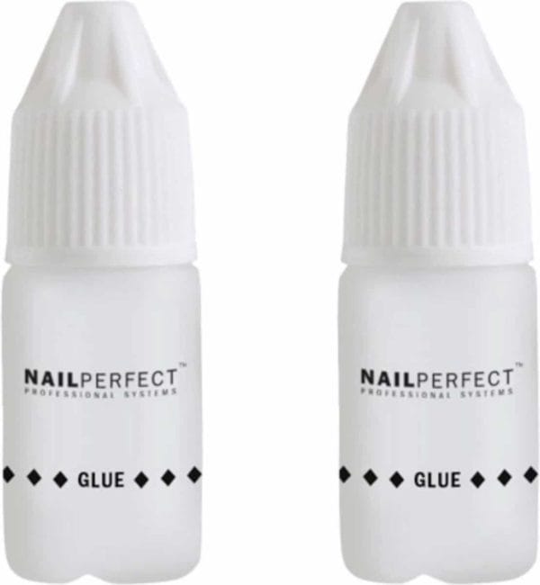 Nailperfect nagellijm 2 x 3 gr voor nagelverlenging - nail art & nepnagels