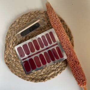 NailWrapz - Bordeaux Rood - Nagel wraps - nagelstickers- geen UV lamp nodig - Thuis manicure