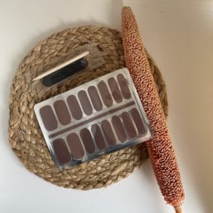 NailWrapz - Chocolate Dream - Nagel wraps - nagelstickers- geen UV lamp nodig - Thuis manicure