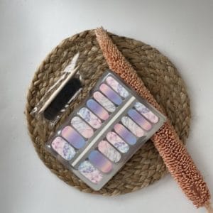 NailWrapz - Mystic Marble - Nagel wraps - nagelstickers- geen UV lamp nodig - Thuis manicure