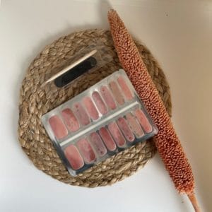 NailWrapz - Rosy Elegance - Nagel wraps - nagelstickers- geen UV lamp nodig - Thuis manicure