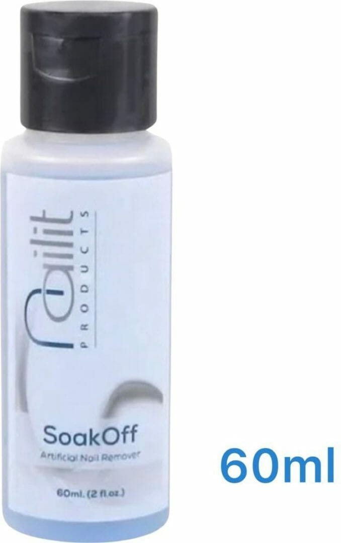 Naillit Products - SoakOff - Product Remover - Nepnagel Remover - acrylics, Bb.i.a.b., soakoffgels en gelpolishes, nageltips, nagellijmen, wraps en nagellakken Verwijderen - 60 ml