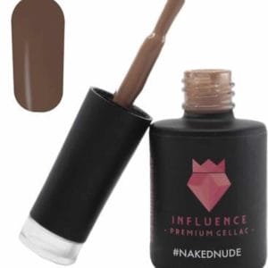 #Nakednude - Influence Gellac - UV/LED Gellak - Gel nagellak - Gel lak - Nude / Bruin - 10 ml