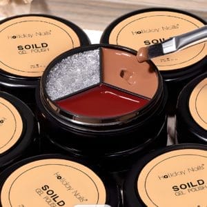 New Solid Paint Nail Gel / Stevige gellak / Polish Solid / Makkelijk aan te brengen / Blijft lang zitten / UV-kleur / Uitstekende kwaliteit / Kit met 3 kleunagelborren + Nagelborstel / Brasil