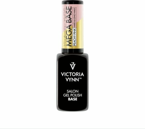 Nieuw! Victoria vynn - mega base peachy pink 8 ml - rubberbase peach roze - gellak - gelpolish - gel - lak - polish - gelnagels - nagels - manicure - nagelverzorging - nagelstyliste - uv / led - nagelstylist - callance