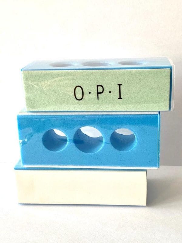 O. P. I. Nagel polijstblok/nail block buffer/set 4 stuks