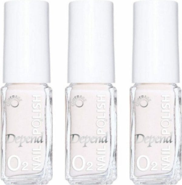 O2-basecoat+topcoat+kleur 129-zuurstofdoorlatende nagellak-nagellak bij kalknagels