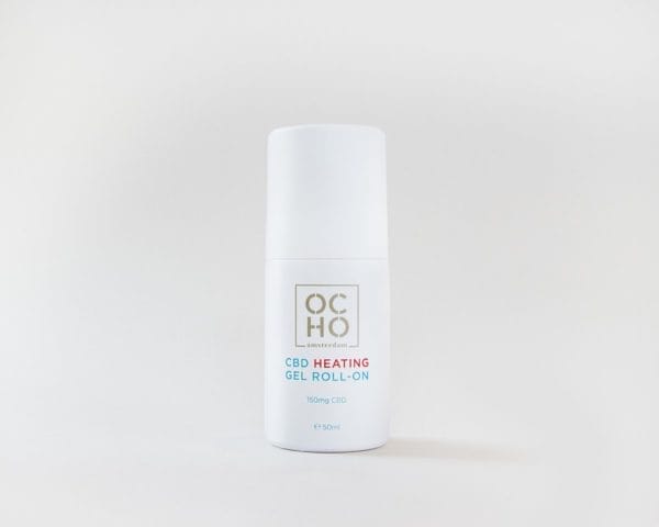 Ocho's cbd heating gel roll-on - verwarmend effect om spieren te ontspannen - snelle absorptie - natuurlijke basis ingrediënten