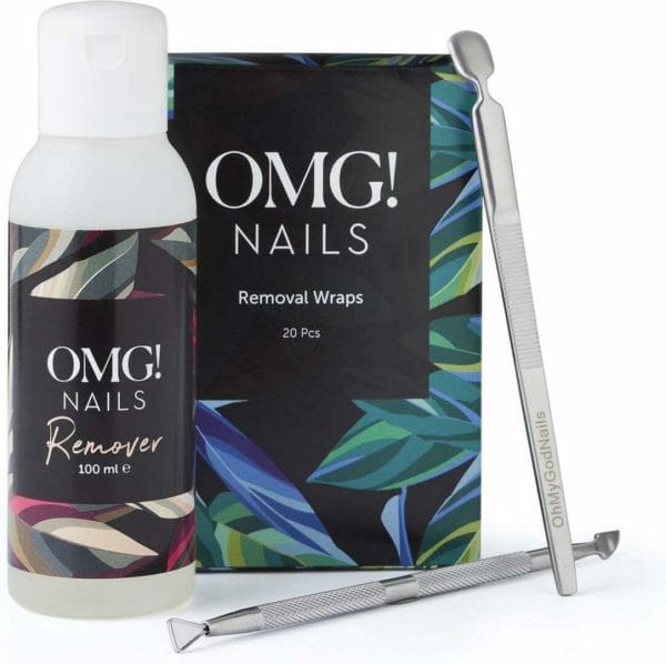 OMG Nails! Startset Gellak verwijderen - Remover vloeistof, removal wraps en tools