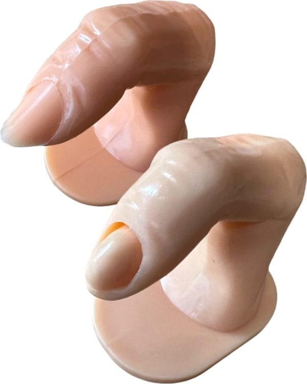 Oefenvingers voor nagels - 2 vingers - oefenvinger voor nageltips - oefenvinger voor sjablonen - 2stuks