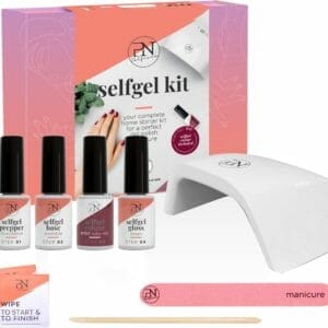 PN Selfcare Gellak Starterspakket - LED Lamp - Vegan Gellak - Nail Wipes & Nagelvijl - 21 Dagen Blijvend Effect