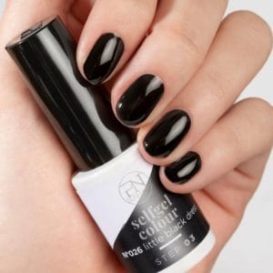 PN Selfcare - Little Black Dress Gellak 6ml - Zwart - Vegan selfgel - Cruelty free - 10 dagen blijvend - Peel off base