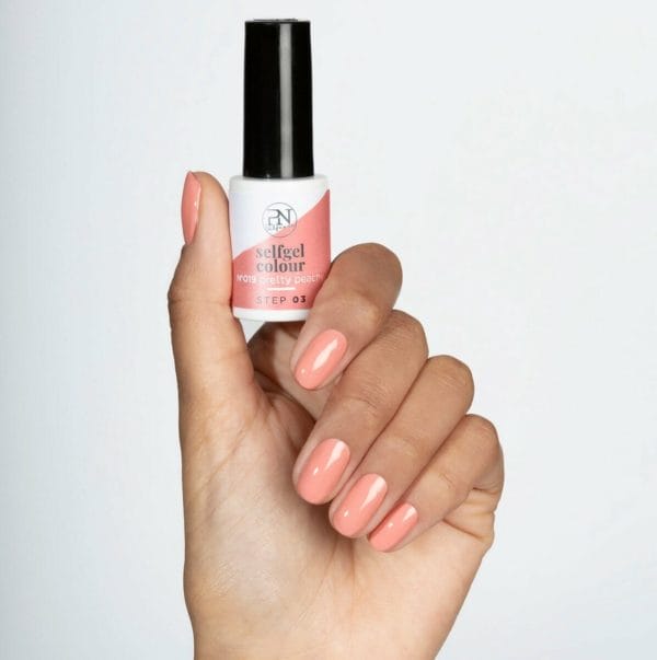 Pn selfcare - pretty peachy gellak 6ml - naturel - vegan selfgel - cruelty free - 10 dagen blijvend - peel off base