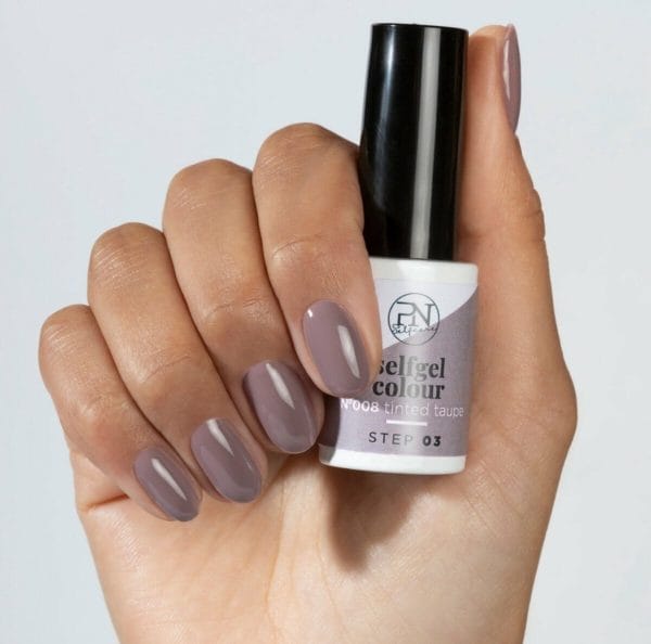 Pn selfcare - tinted taupe gellak 6ml - grijs - vegan selfgel - cruelty free - 10 dagen blijvend - peel off base