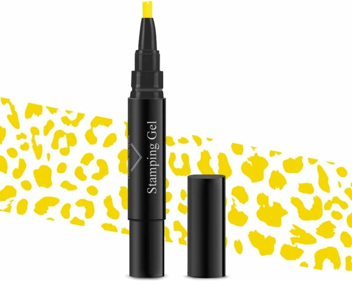 Pns stamping gel pen 04 geel Pns stamping gel pen 04 geel