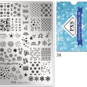 PNS Stamping Plate 38 HELLO WINTER