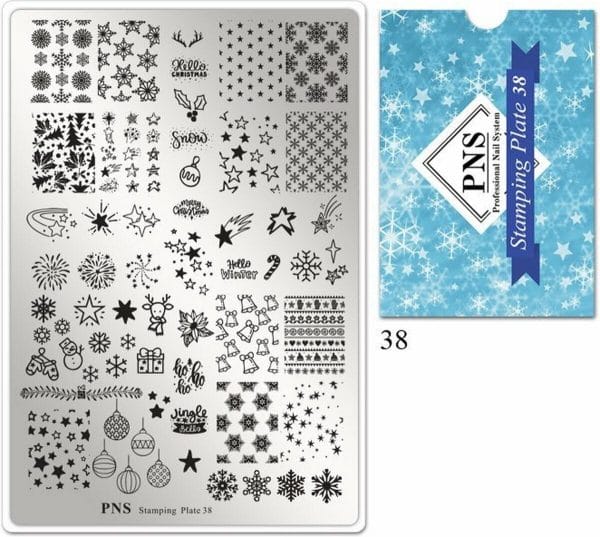 PNS Stamping Plate 38 HELLO WINTER