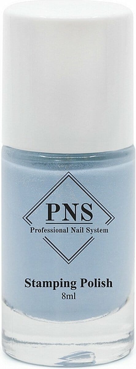 PNS Stamping Polish No.53 Pastel Blauw Shimmer