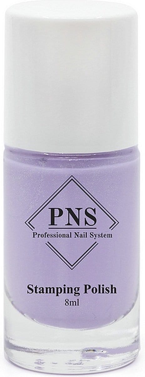 PNS Stamping Polish No.54 Pastel Paars Shimmer