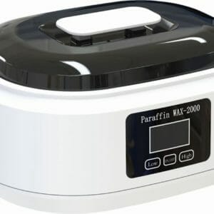 Paraffinebad set standaard zwart/wit