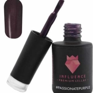 #Passionatepurple - Influence Gellac - UV/LED Gellak - Gel nagellak - Gel lak - Paars / Glitter - 10 ml