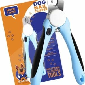 Pet Perfect Professionele Nagelknipper Hond & Kat - Nagelschaar - Nageltang Incl. Nagelvijl - Blauw