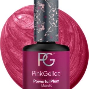 Pink Gellac 170 Powerful Plum Gellak - Paarse Gel Nagellak - Gelnagellak - Gelnagels Producten - Gel Nails - Gelnagel