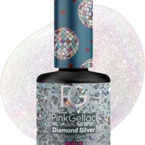 Pink Gellac 204 Diamond Silver Gel Lak 15ml - Gellak Nagellak - Gelnagellak - Gelnagels Producten - Gel Nails - Gelnagel