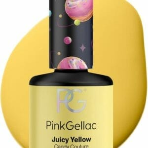 Pink Gellac 213 Juicy Yellow Gel Lak 15ml - Glanzende Gele Gellak Nagellak - Gelnagels Producten - Gel Nails